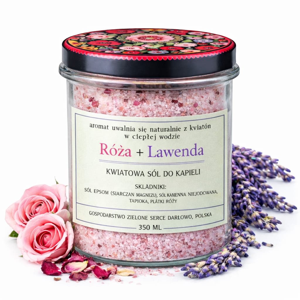 oddech i ciepło | ziołowa sól do kąpieli eko