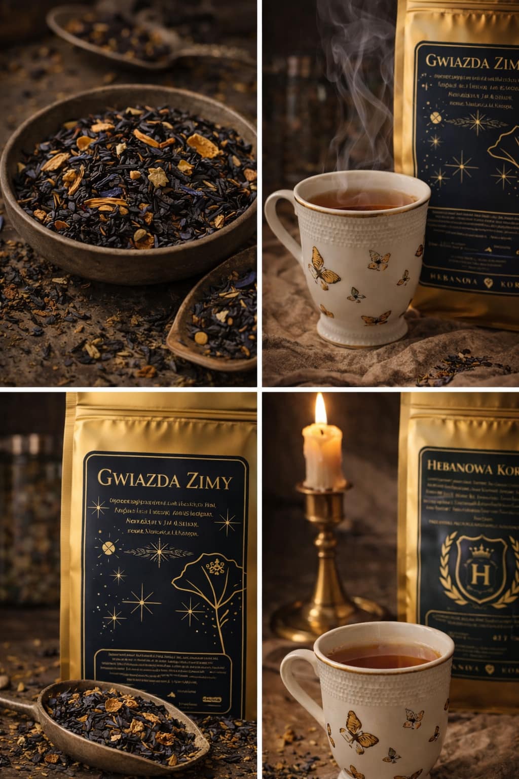 herbata gwiazda zimy | luksusowa czarna herbata z sycylijskimi cytrusami, wanilią i aksamitną nutą kwiatów i owoców