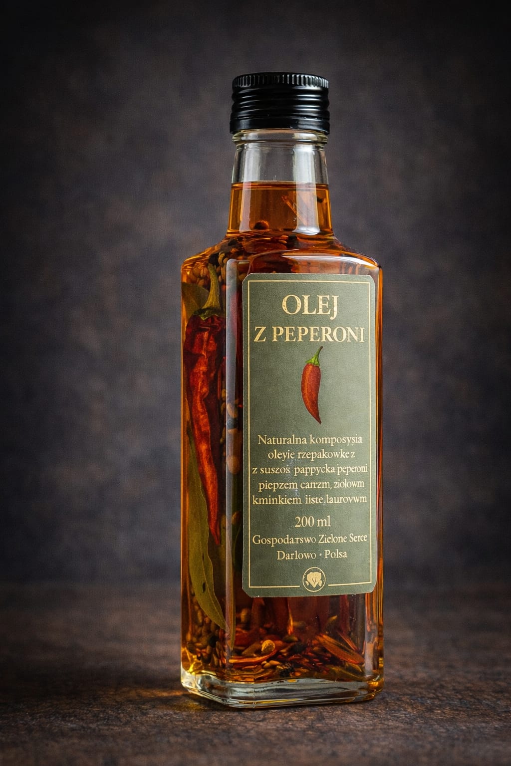 olej z peperoni ziołowy eko