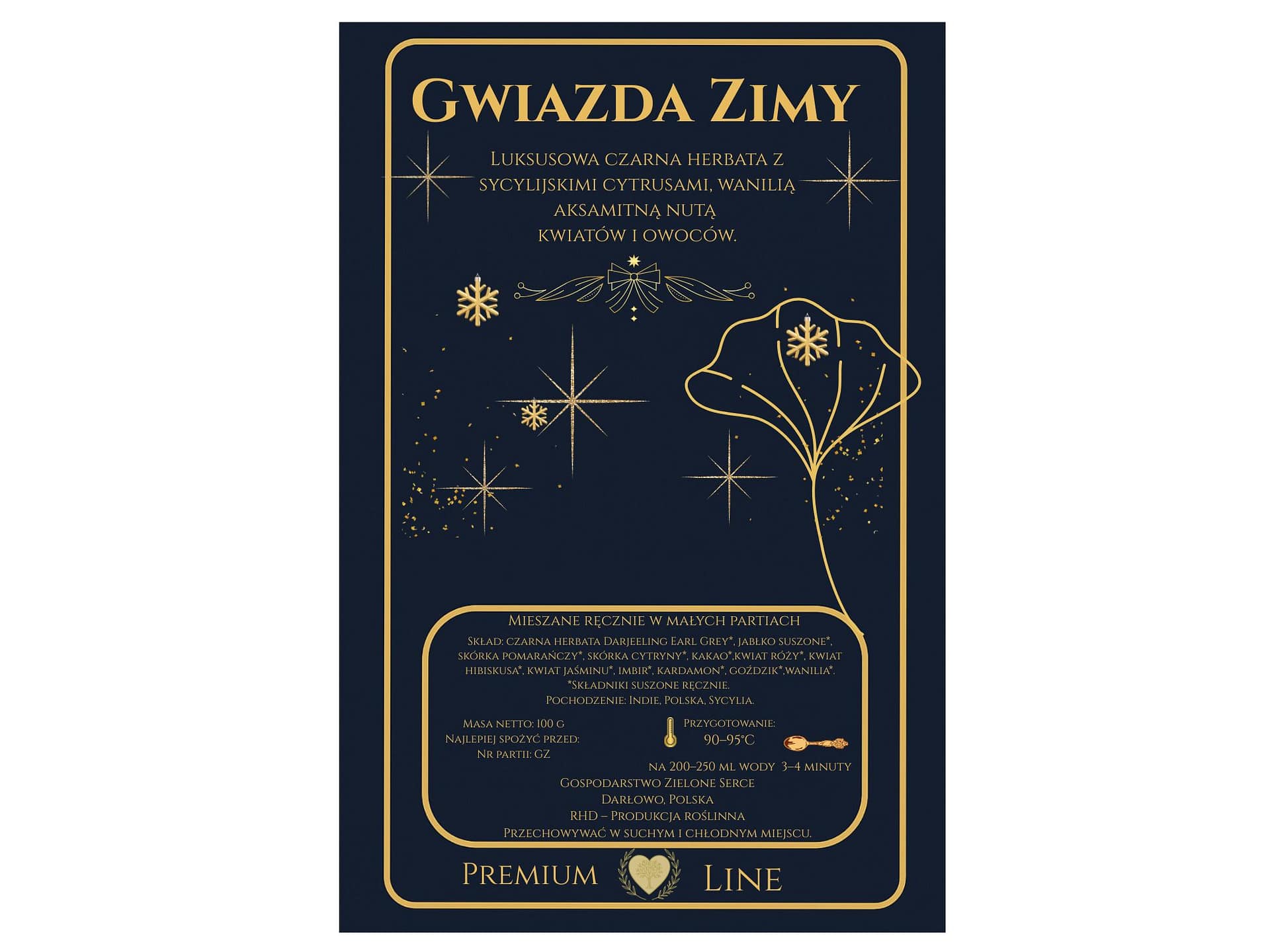 herbata hebanowa korona | luksusowa czarna herbata – kompozycja 2 darjeeling first flush.