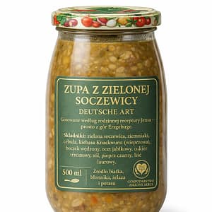 zupa z zielonej soczewicy