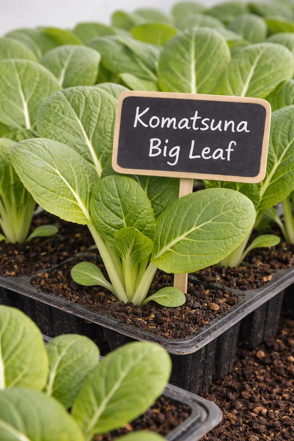 Rozsada sałaty azjatyckiej Komatsuna Big Leaf
